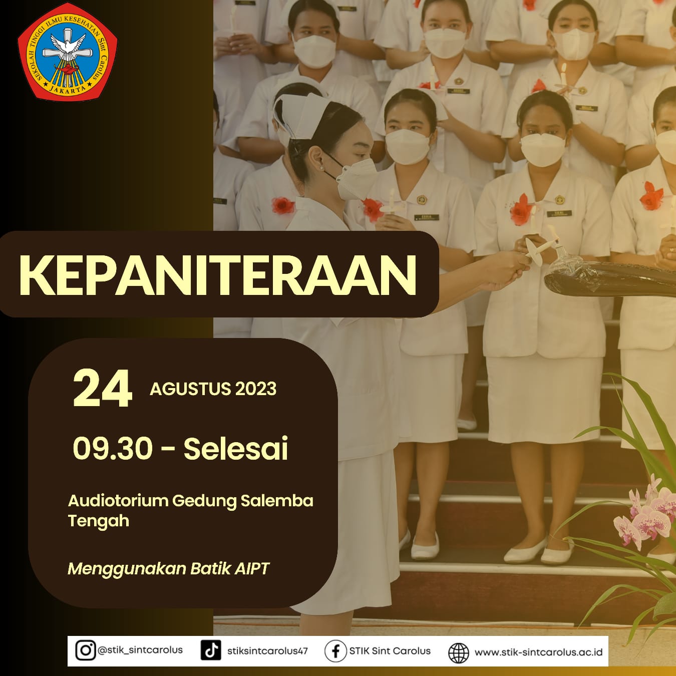 Misa Syukur dan Kepaniteraan Program Studi Keperawatan