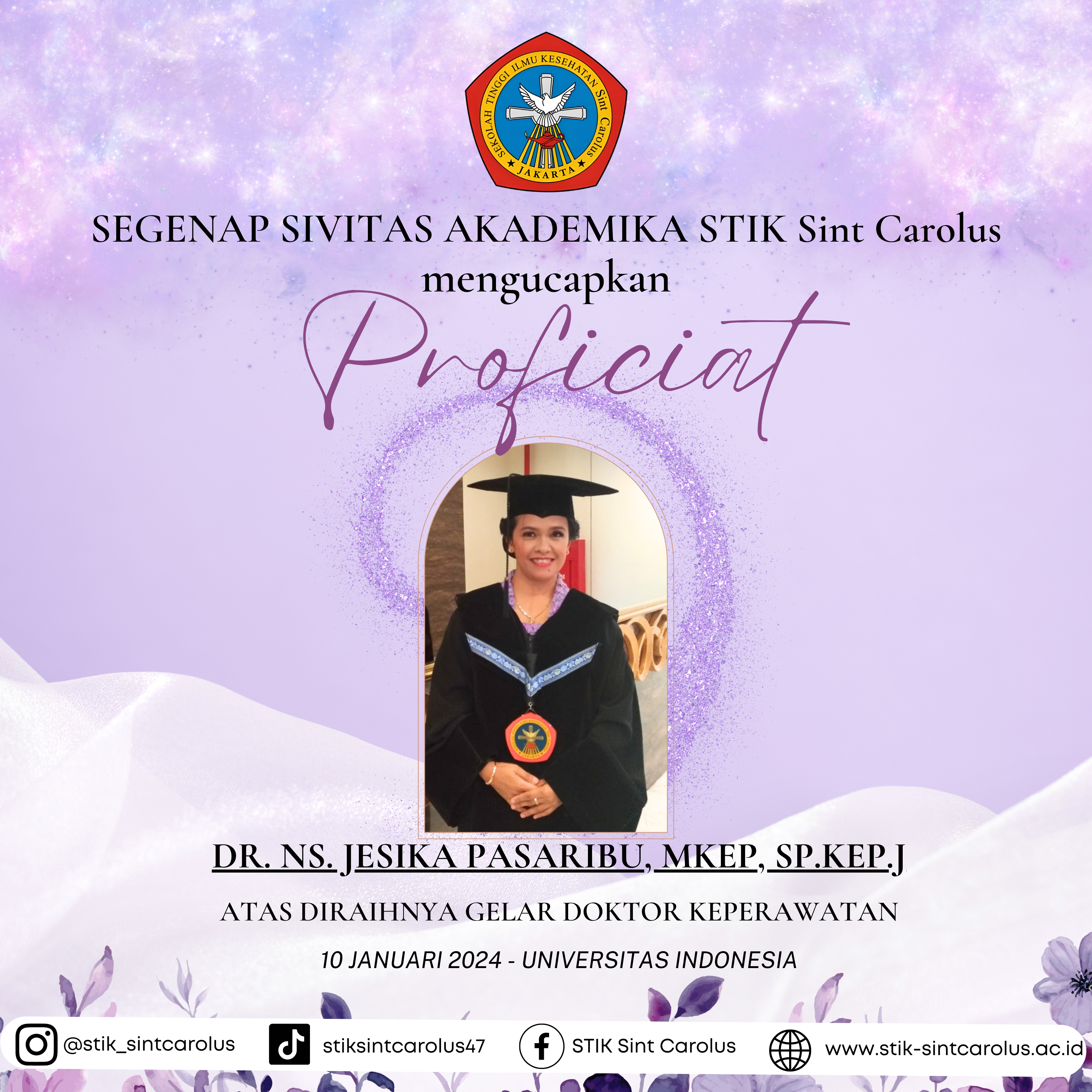 Proficiat Gelar Doktor Keperawatan