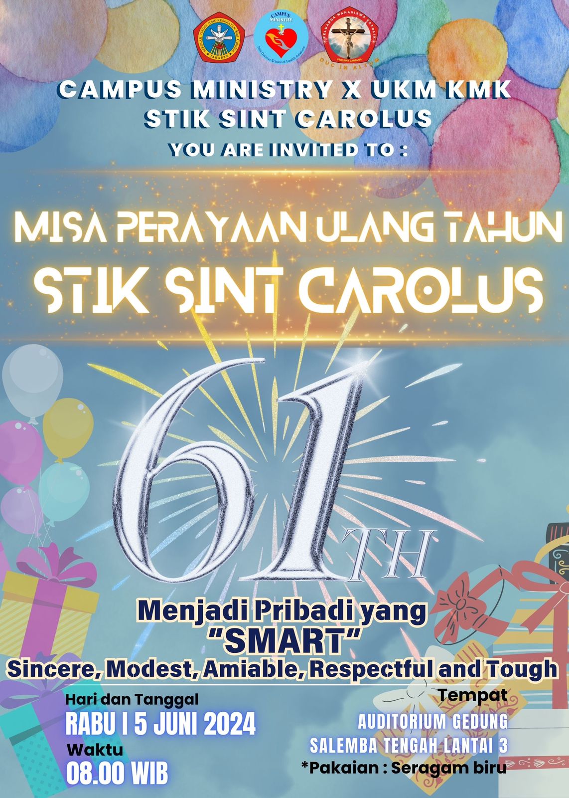 Misa HUT STIK Sint Carolus 2024