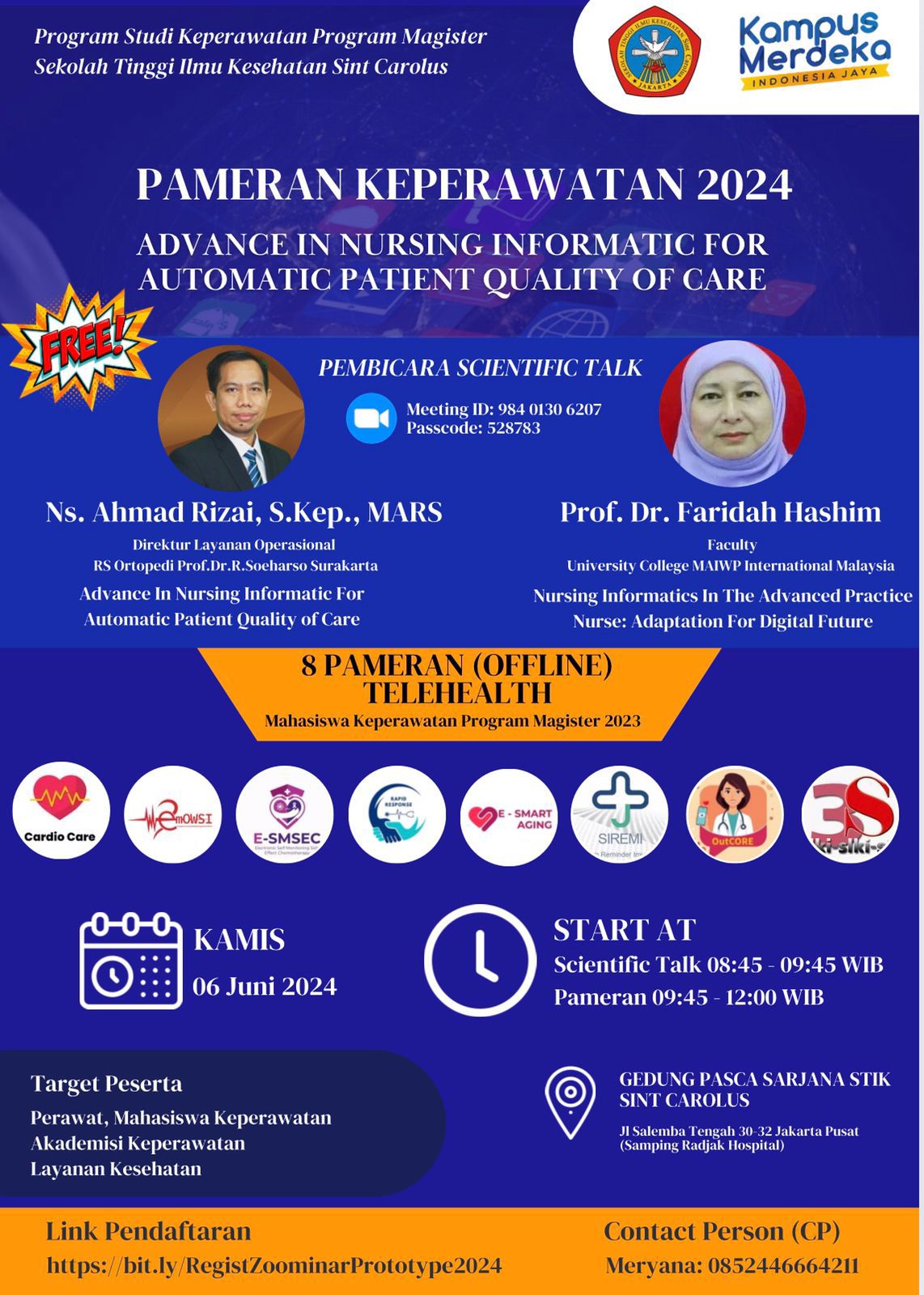 PAMERAN KEPERAWATAN MAGISTER 2024 